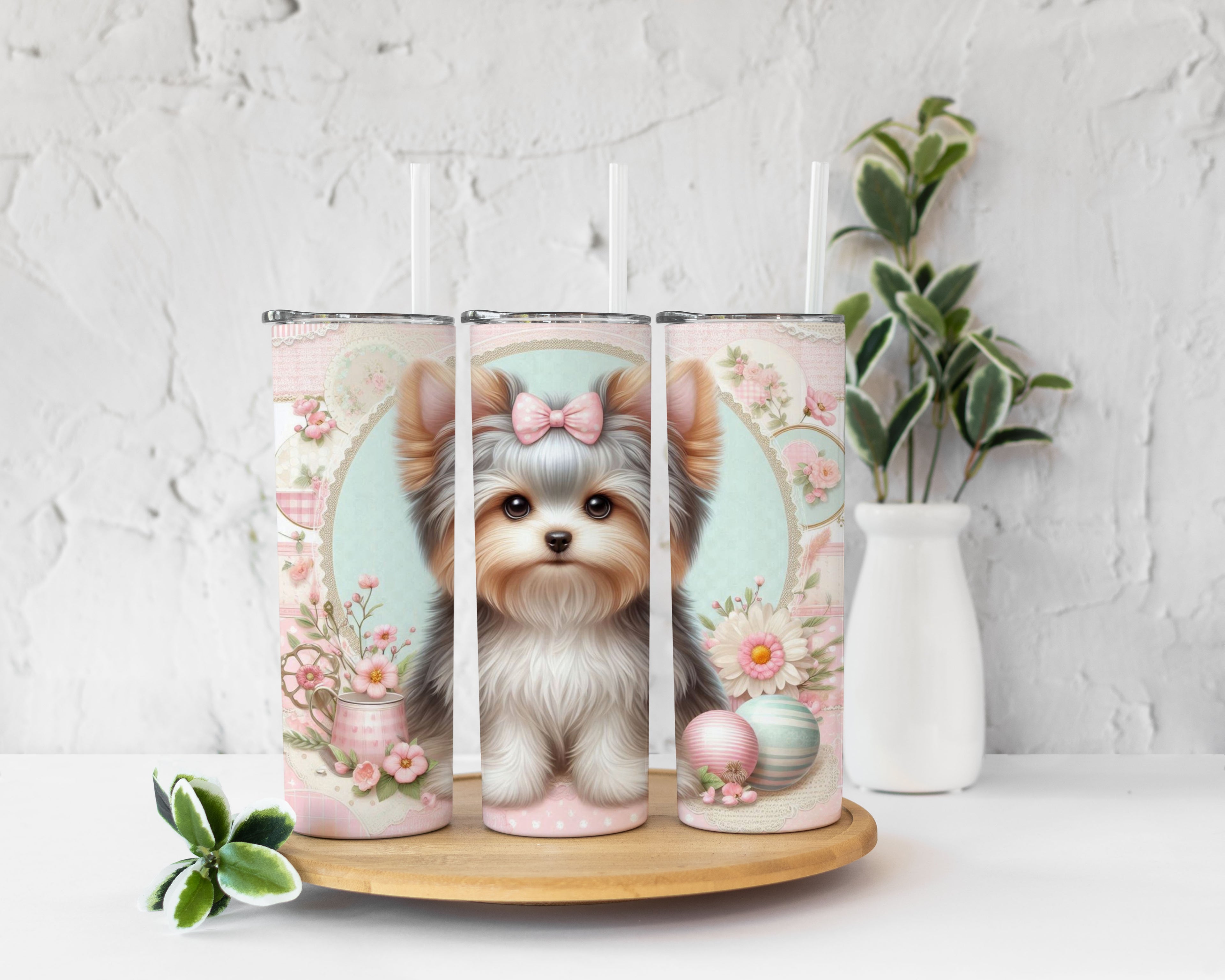 Yorkie Tumbler Cup 20 oz